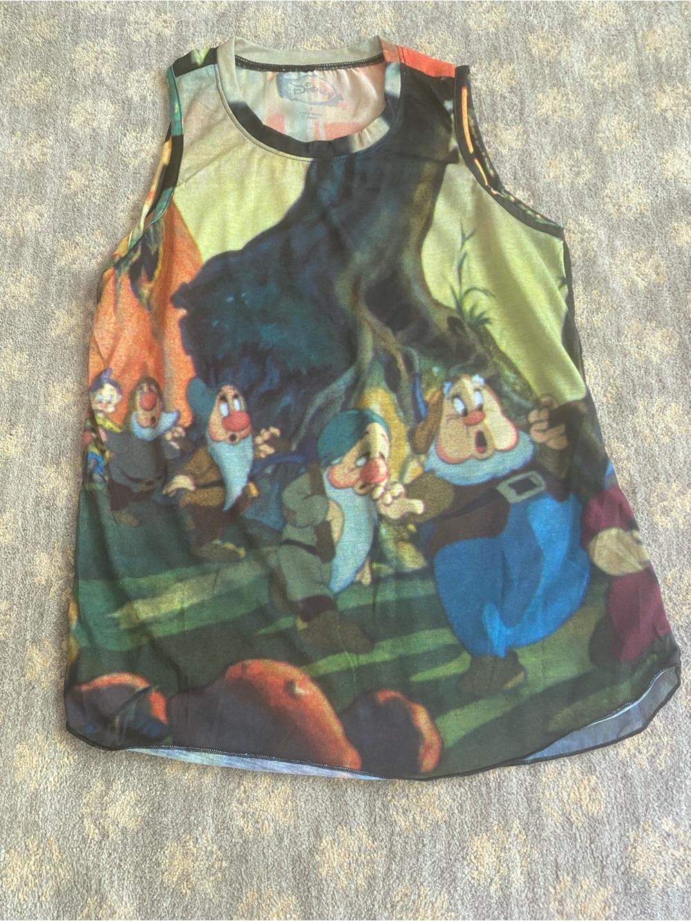 Disney Snow White Seven Dwarfs Graphic Tank Top - Multi